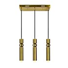 Mini Suspendu CWI Lighting 1225P20-3-625 3-lumières 45W Laiton