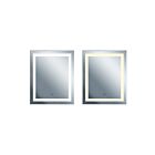 Miroir à LED Abril CWI Lighting 1232W32-40-A blanc mat 23W