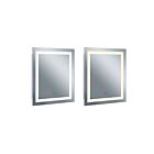 Miroir à LED Abril CWI Lighting 1232W36-36-A blanc mat 23W