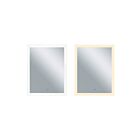 Miroir à LED Abigail CWI Lighting 1233W32-40 blanc mat 24W