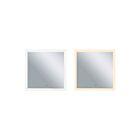 Miroir à LED Abigail CWI Lighting 1233W36-36 blanc mat 48W