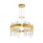 Lustre LED CWI Lighting Guadiana 1246P24-602-A 35W Or satiné