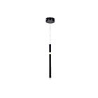 Suspendu CWI Lighting Flute 1262P5-1-101 5.5W 1 lumière noir
