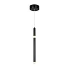 Suspendu CWI Lighting Flute 1262P5-1-101 5.5W 1 lumière noir