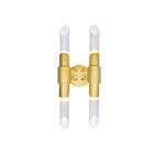 Applique murale CWI Lighting Croissant 1269W8-4-602 240W 4 lumières or satiné