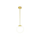 Suspendu CWI Lighting Hoops 1273P10-1-602 12W 1 lumière or satiné