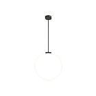 Lustre CWI Lighting Hoops 1273P24-1-101 22W 1 lumière noir
