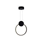 Suspendu LED CWI Lighting Pulley 1297P10-1-101 7W noir