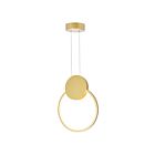 Suspendu LED CWI Lighting Pulley 1297P12-1-602 9W or satiné