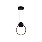 Suspendu LED CWI Lighting Pulley 1297P8-1-101 6W noir