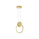 Suspendu LED CWI Lighting Pulley 1297P8-1-602 6W or satiné
