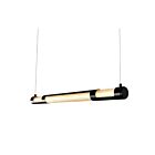 Lustre sur Tige CWI Lighting 1343P36-101-B 20W Noir