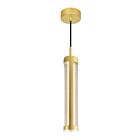 Mini Suspendu LED CWI Lighting 1343P3-602-C 9W Or satiné
