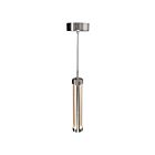 Mini Suspendu LED CWI Lighting 1343P3-606-C 9W Nickel satiné