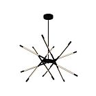 Lustres LED CWI Lighting 1375P31-6-101 Oskil 20W Noir