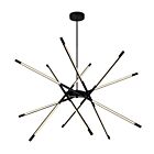 Lustres LED CWI Lighting 1375P43-6-101 Oskil 27W Noir