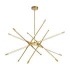 Lustres LED CWI Lighting 1375P43-6-602 Oskil 27W Or satiné