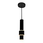 Mini Suspendu LED CWI Lighting 1390P5-1-101 Lena 9W Noir