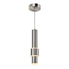 Mini Suspendu LED CWI Lighting 1390P5-1-606 Lena 9W Nickel satiné