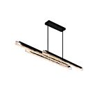 CWI Lighting 1586P60-3-101 Valira 90W Noir LED Lustre