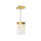 CWI Lighting Lava 1587P6-1-624 Laiton 10W LED Suspendu
