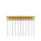 CWI Lighting Stagger 1588P48-10-624 Laiton 100W Lustre