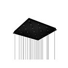 CWI Lighting Greta 1589P28-25-101 Noir 110W Lustre