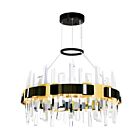 Lustres LED CWI Lighting 1592P24-612 Aya 50W Noir