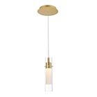 Mini Suspendu LED CWI Lighting 1606P5-1-602 Olinda 2W Or satiné