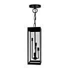 Lampe d'extérieur suspendue CWI Lighting 1695P8-4-101 4-Lumières 240W Noir