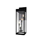 Applique murale d'extérieur CWI Lighting 1695W8-4-101 Windsror 4-Lumières 240W Noir