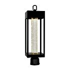 Tête de lanterne d'extérieur CWI Lighting 1696PT5-1-101 1-Lumière 6W Noir