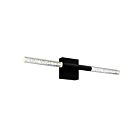 CWI Lighting Dragonswatch 1703W26-101 Noir 6W LED Luminaire de vanité