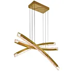 CWI Lighting 1710P50-3-624 72W Laiton LED Lustre