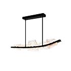 CWI Lighting 1711P50-5-101 Arcus 50W 50" Noir Lustre CCT sélectionnable