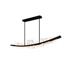 CWI Lighting 1711P70-7-101 Arcus 62W 70" Noir Lustre CCT sélectionnable