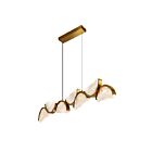 CWI Lighting 1715P54-7-624 36W Laiton LED Lustre
