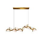 CWI Lighting 1715P70-10-624 45W Laiton LED Lustre