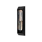 CWI Lighting 1725W24-1-101-B Curva 8W 24" Noir sablé LED Lumière extérieure CCT sélectionnable