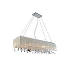 Lustre CWI Lighting Water Drop 5005P48C(W-C) 680W 17 lumières chrome