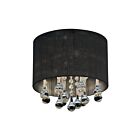 Plafonnier CWI Lighting Water Drop 5006C10C-R (B) 160W 4 lumières chrome