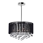 Lustre CWI Lighting Water Drop 5006P18C-R(B) 240W 6 lumières chrome