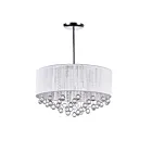 Lustre CWI Lighting Water Drop 5006P22C-R(W) 360W 9 lumières chrome