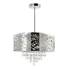 Lustre CWI Lighting Eternity 5008P22ST-R 360W 9 lumières chrome