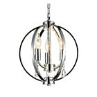 Suspendu CWI Lighting Abia 5025P10C-3 180W 3 lumières chrome
