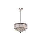 Lustre CWI Lighting Radiant 5062P20C (Clear + W) 360W 9 lumières chrome