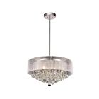 Lustre CWI Lighting Radiant 5062P24C (Clear + W) 480W 12 lumières chrome