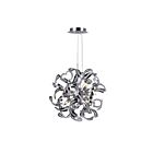 Lustre CWI Lighting Swivel 5067P19C 480W 12 lumières chrome