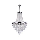 Lustre CWI Lighting Vast 5078P32C (Clear) 1020W 17 lumières chrome