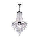 Lustre CWI Lighting Vast 5078P32C (Clear) 1020W 17 lumières chrome